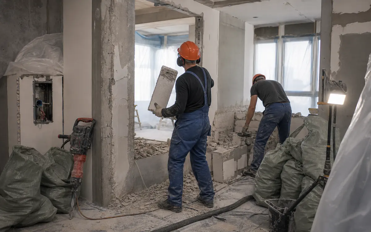 Фото объекта: Демонтаж перегородок